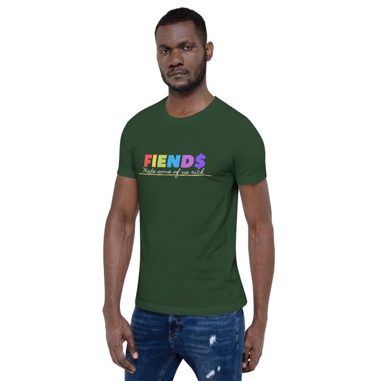 Fiend$ front bred back T-Shirt Image 5