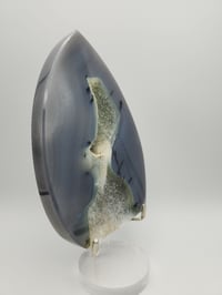 Image 3 of 1.1lb Agate Druzy Crystal Slice 