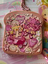Image 2 of 🌸💖 No Home - Marie & Eunyung BFFs Toast Keychain 🍞🍓