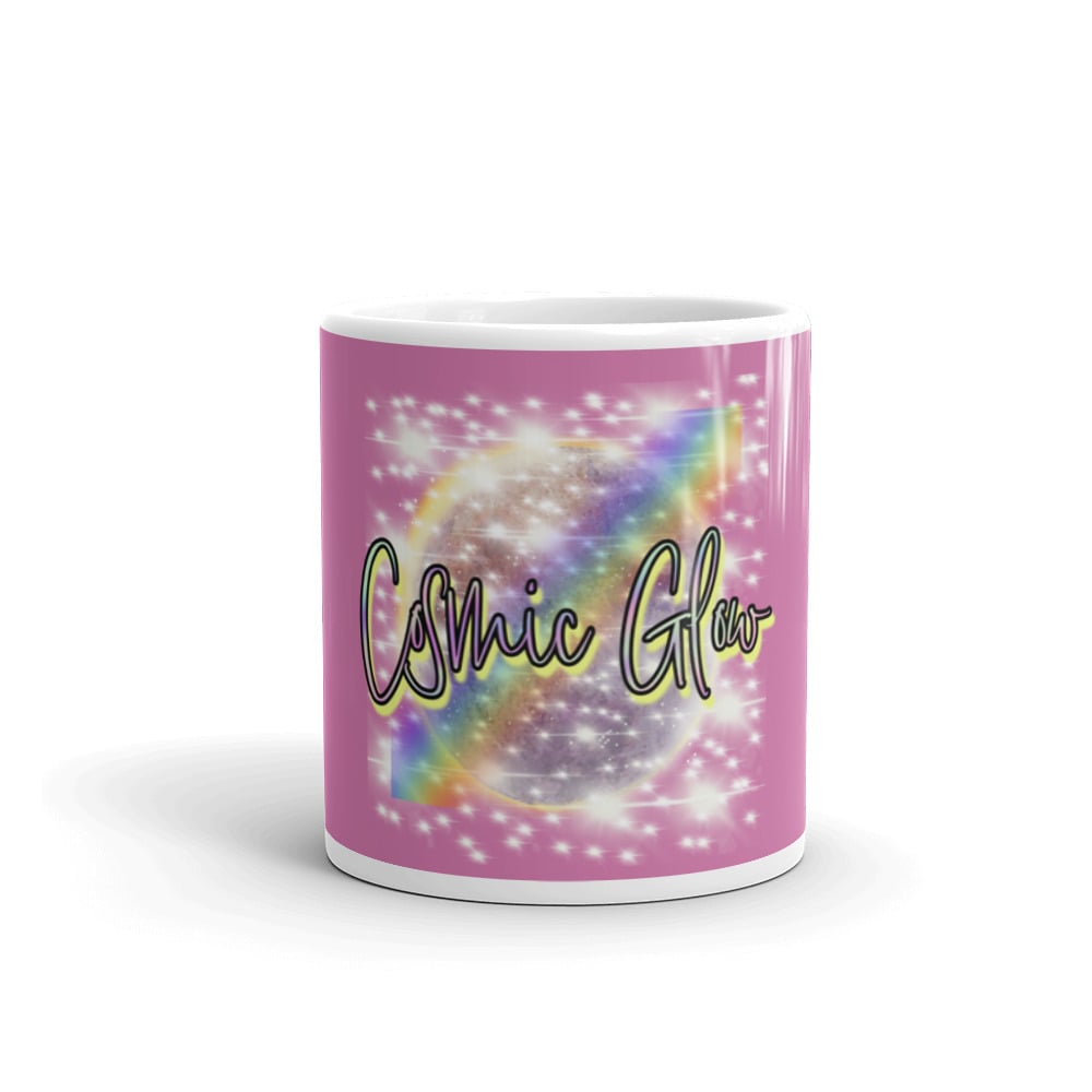 Image of Glow in Peace Mug- Pink