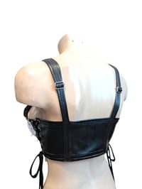 Image 3 of Black blood splatter bralette 