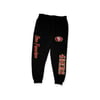 Blk And Red football Joggers 