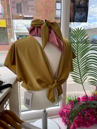 Image 1 of Papillon knotted floaty top
