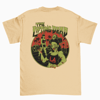 Lifting Dead on BACK of  T shirt (Tan Color) 