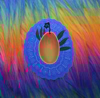 Image 7 of Tropical Mango Sticker With Hand-Drawn Pattern 🥭🌿