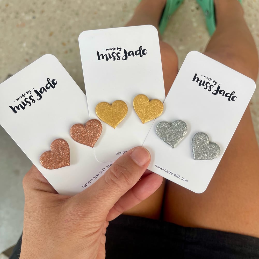 Image of Heart studs