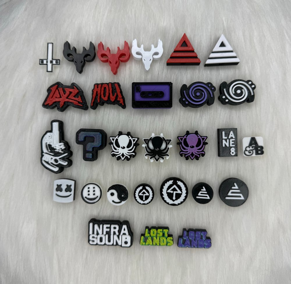 Image of Customizable EDM Artist Ruffle Necklace