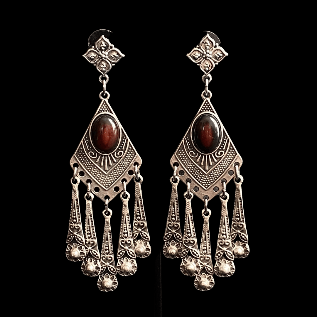 HELENA STONE EARRINGS | LUNA DE SANGRE