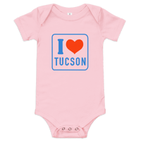 Image 2 of “I ❤️ Tucson” baby short sleeve one piece