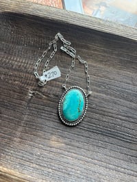 Image 1 of White Water Turquoise Necklace 