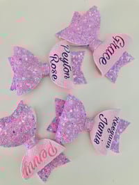 Image 1 of Personalise me lilac glitter 