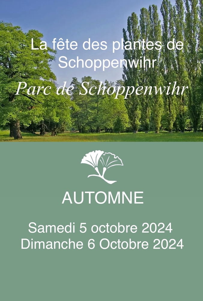 Image of Samedi 5 & Dimanche 6 Octobre 2024 Fêtes  des Plantes d'Automne de Schoppenwihr Stand N 1