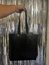 Image 1 of Hand sewn leather bag 