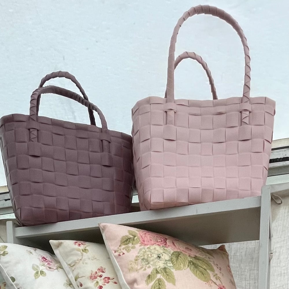 Image of Cabas Paris Bag  Figue ou Rose Pâle ou  Pale Grey