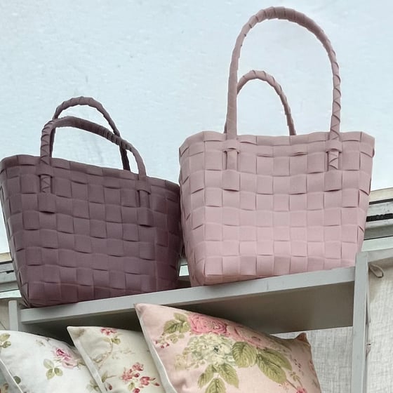 Image of Cabas Paris Bag  Figue ou Rose Pâle ou  Pale Grey