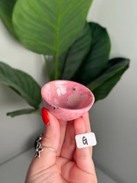 Image 8 of CHOOSE YOUR OWN PINK RHODONITE MINI BOWLS -PERU-