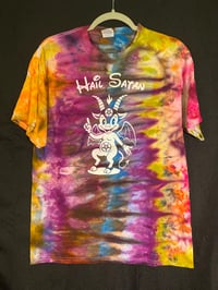 Image 1 of MEDIUM Hail Satan Tie Dye Shirt 1