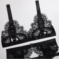 Image 3 of Lace Garter 3 Pc Set