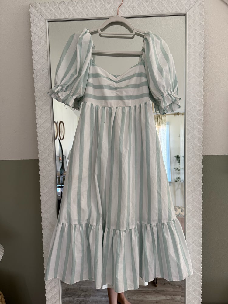 Image of Mint striped dress 