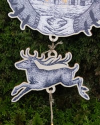 Image 4 of Cailleach & Red Deer Wooden Decoration