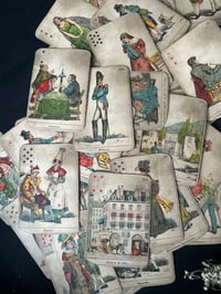 Image 5 of Ancien jeu de divination La Sibylle des Salons, fin XIXème siècle! Complet! Rare!!