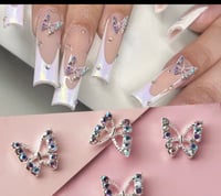 Butterfly Shape Rhinestone - Nail Art 