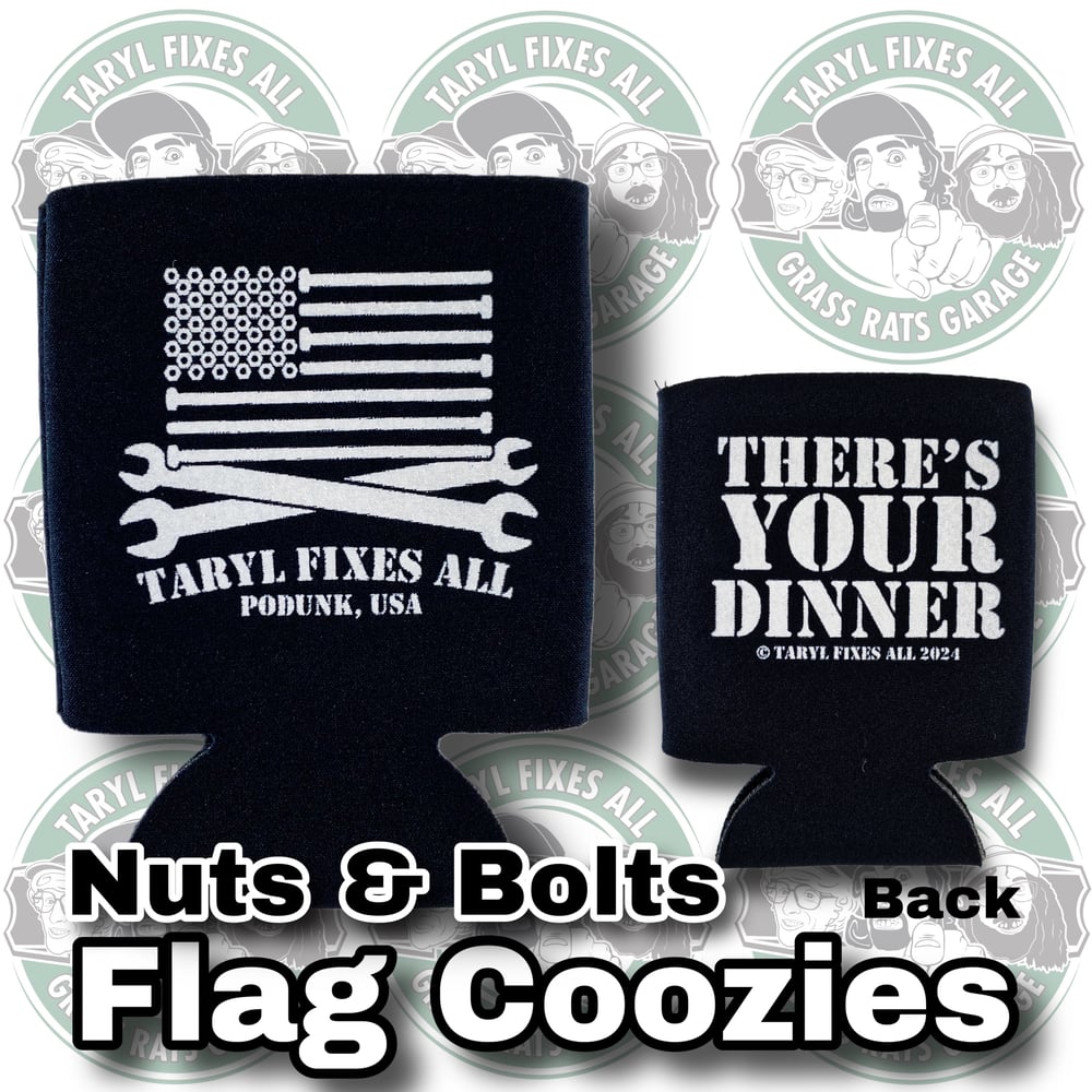 NEW! Nuts & Bolts Flag Coozie!! 🇺🇸 