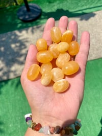 Orange Calcite tumbled