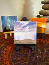 White Sands Mini Canvas with Easel