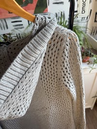 Image 2 of Summer gray hooded sweater 