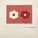 Image of Two Flowers handmade prints