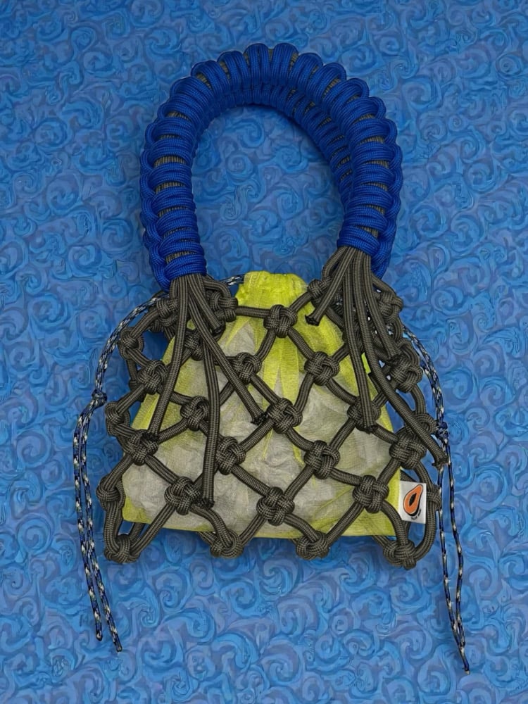 Image of Available via Stockist- Sunshine bag- blue/ khaki. 