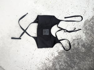 Image of Outlaw strappy layering top in black knit ( Size XS - s)