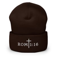 Image 5 of Romans 1:16 Cuffed Beanie  