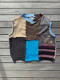 Image 1 of RECYCLED PATCHWORK VEST 7