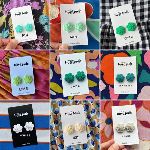 Image of Mary-Flower Studs