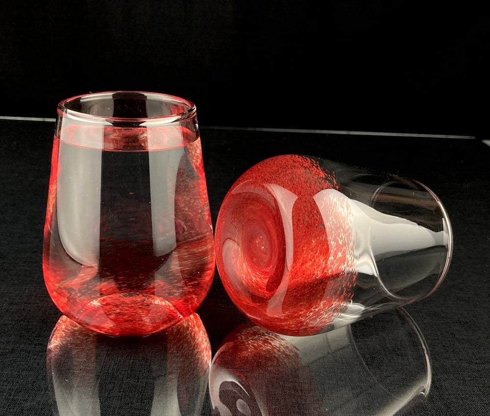 Image of Frit Tumbler - Dragon's Blood