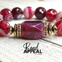 Image 2 of Agate Raspberry Beret