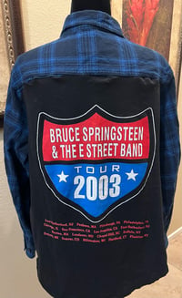 Vintage Blue/Black Flannel Shirt Bruce Springsteen