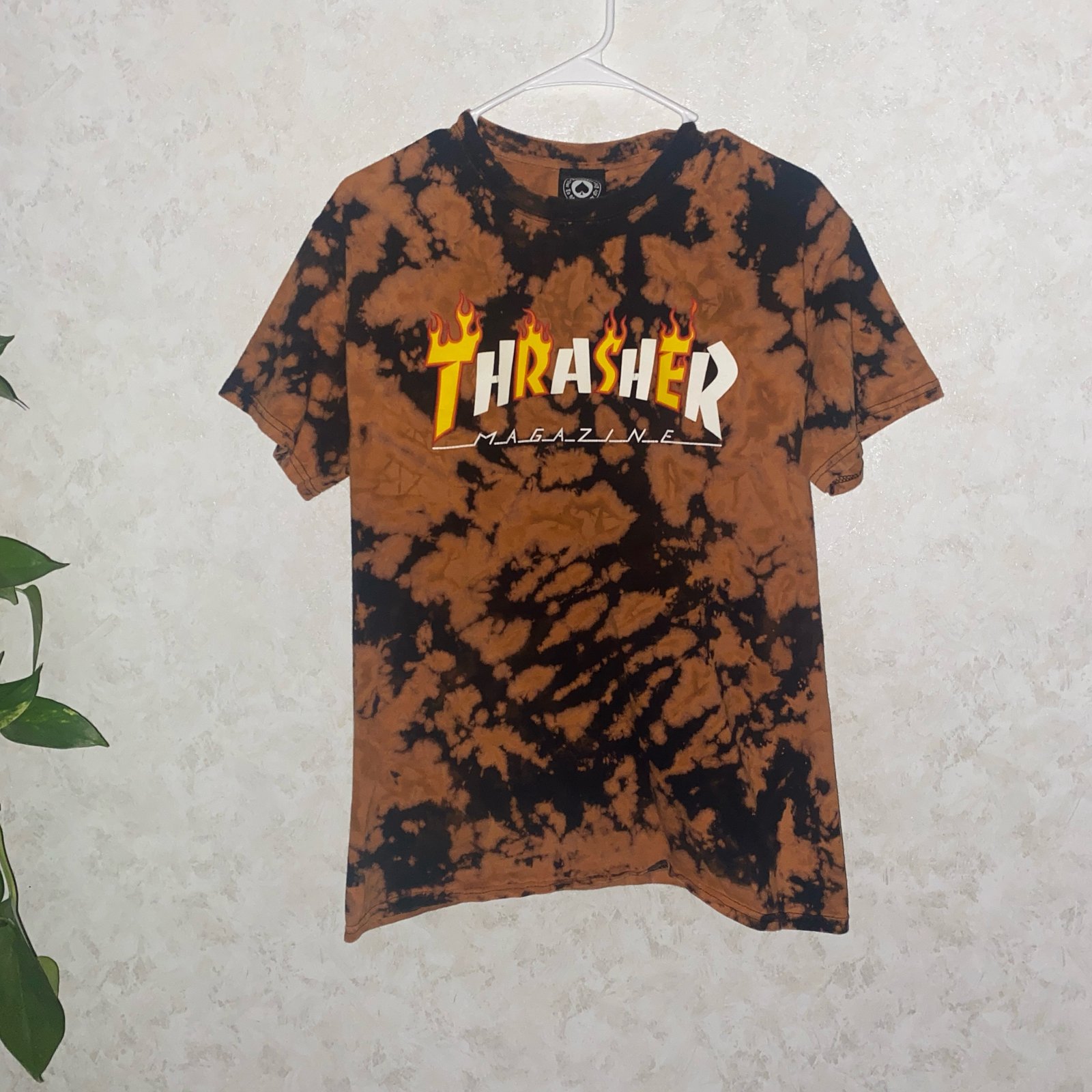 Bleached thrasher cheap shirt