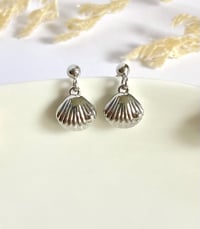 Image 3 of Tiny Sea Shell Earrings