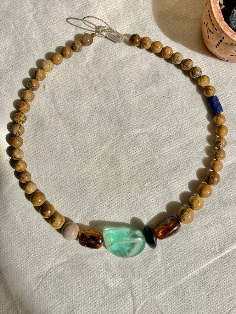 Image of choker (mix beads)