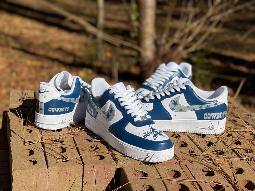 Image of Custom Dallas Cowboys Nike Air Force One 