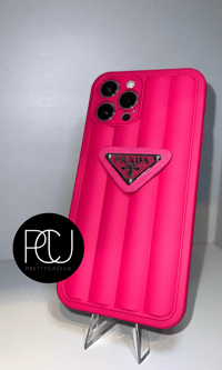 Image 1 of Pink Pillow iPhone Case 