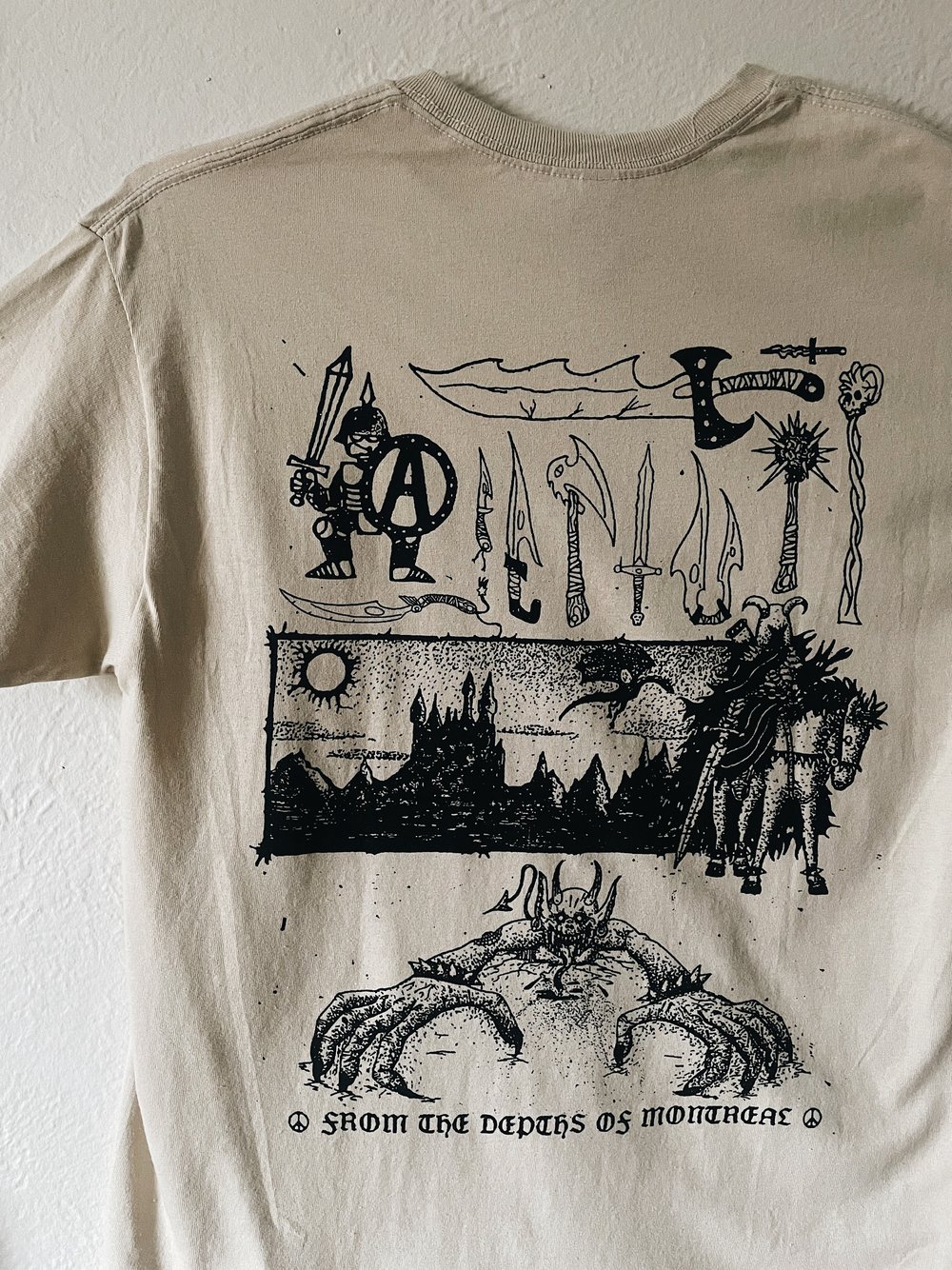 CREAM SHIRT BEAST WEAPON