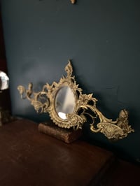 Image 10 of Magnifique porte-manteaux avec miroir, de style rocaille, fin XIXème siècle 