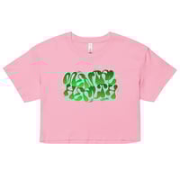 Image 3 of MHM CROP TEE - BRIGHT GREEN 