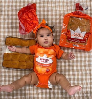 Image of Hawaiian Rolls Baby Onesie 