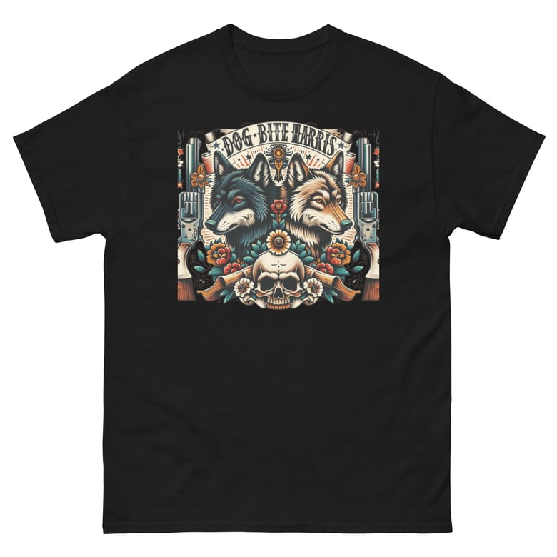 Image of  Dog Bite Two Wolves Men's classic tee