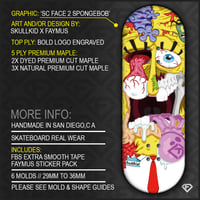 Image 1 of ‘SC FACE 2 SPONGEBOB’ + FBS EXTRA SMOOTH TAPE & FAYMUS STICKER PACK